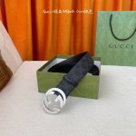 gucci 经典款进口原厂压花面 搭配原版皮底 精品钢扣 宽4.0 Cm 经典永不过时款 潮流大方 时尚百搭 顶级 原单150