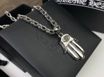 chrome Hearts克罗心新设计月女神之手项链一目了然哥特式设计看腻了常规十字架标志性标签，提升新的变化新的设计 链长70厘米P