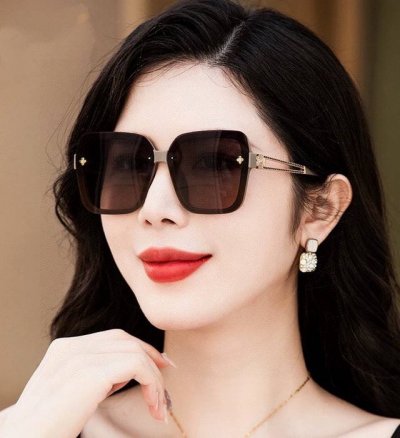 P80 Chanel 香奈儿 2025新款山茶花潮流爆款 时尚圆框高清偏光太阳镜 佩戴舒适 网红潮款墨镜 型号：Ch6200