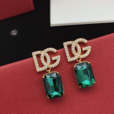 编号Dged0010 Dg*最新款祖母绿方钻耳钉 一致Z批黄铜材质