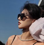 香奈儿2025 开春新款大框太阳镜男女同款 爆款大框尼龙太阳镜 超逼格超酷 镜腿品牌设计感强 Nice~~~ 型号Ch903