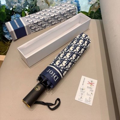 Dior 迪奥 万年款 老花 三折自动折叠晴雨伞 时尚原单代工品质 细节精致 看得见的品质 打破一成不变 色泽纯正艳丽！