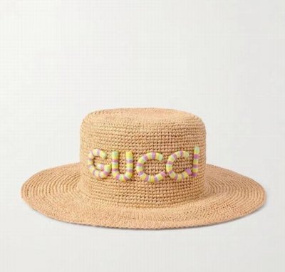 跑量 定制版 不退换 25新款 gucc*专柜同款 拉菲草帽 独家款 一人一天只能做3套字母 超费时 出游度假拍照必备单品 超级出片