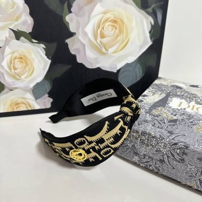 特 配专柜包装 dior 迪奥 最新老花发箍 小仙女快入手 特殊材质 不嘞头 可盐可甜