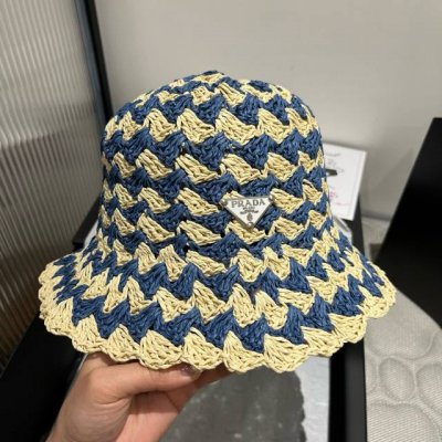 prada普拉达新款草帽，可折叠，独家定制款，头围57Cm