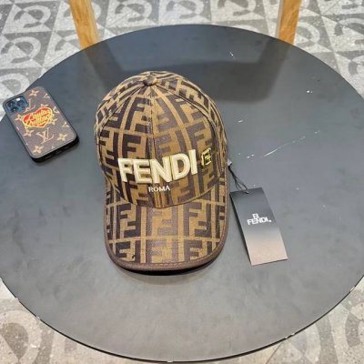 Fendi芬迪 老花系列棒球帽 经典Ff中古单品，气质穿搭单品，质量杠杠