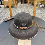 赛琳 的新款草编遮阳草帽盆帽沙滩风，简约大方，百搭单品～出街首选，新款帽型超美腻，新品上架