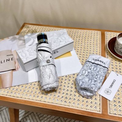 Chanel 香奈儿 雪花新款爆款五折手动折叠晴雨伞 选用台湾进口Uv防紫外线伞布 原单代工级品质
