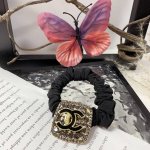 p50 Chanel小香 chanel发圈 捷克钻钛钢Logo皮筋发圈大肠圈气质百搭小仙女必入单品 宝藏款 闭眼入推荐款（单个）