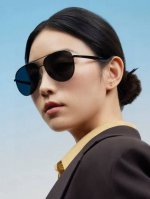 p100 Gucci 高品质男女款墨镜 进口宝丽来偏光镜片 蛤蟆镜 开车钓鱼都可 百搭显瘦墨镜韩版男士飞行员大框司机开车防紫外线太阳镜 型号：G1203