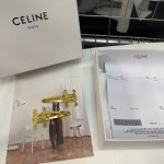 配包装盒 一对 Celine 赛琳 凯旋门小边夹刘海夹，经典复古风！甜酷女神必备单品
