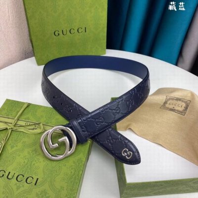 g U C C I 现货实拍 原版开模 精致铜扣 带身双面头层牛皮 宽度40Mm. 专柜品质 时尚百搭 代购版本