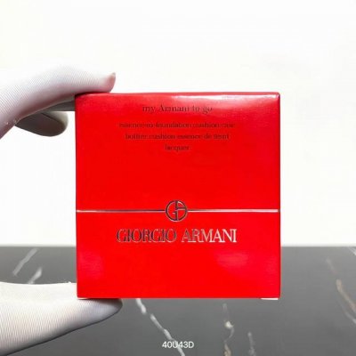 专 阿玛尼漆光红色气垫！壳芯分开装。色号：2-3-4。