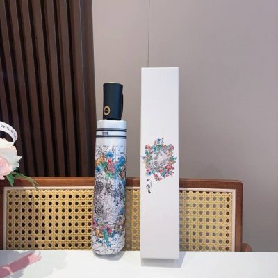 Dior 迪奥 三折自动折叠晴雨伞 时尚原单代工品质 细节精致 看得见的品质 打破一成不变 色泽纯正艳丽