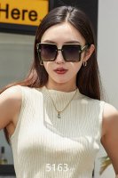 G家女士偏光墨镜 经典双G元素复古风 直播款 5163