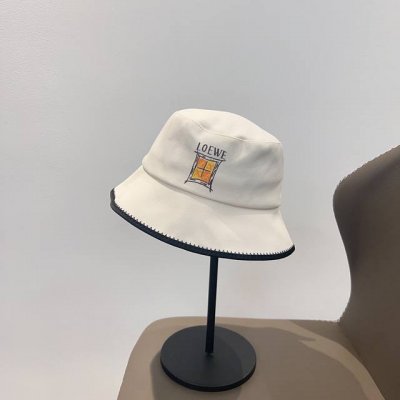 特 配防尘袋 Loewe罗意威 2025新款独家拼色蝴蝶结渔夫帽，简约大方 百搭单品