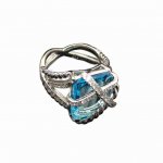 David Yurman 金色线包边戒指 尺寸：美号，6-7-8-9，四个号 编号Dyjz-098