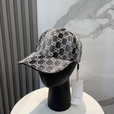 Gucci古奇 2025专柜新款提花款棒球帽很潮 休闲运动款 经典制作 超级好搭衣服 显脸小
