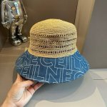 150￥P Celine赛琳新款草帽，拉菲草制作，拼老花Ff面料，名媛必备，头围57Cm