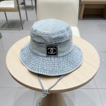 Chanel香奈儿2025新款典经款洗水牛仔渔夫帽细节做工都很精致，经男典女都