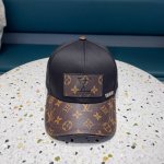 Lv经典原单棒球帽 Lv真皮压花1:1开模订制 原版头层牛皮 轻盈透气 质量超赞