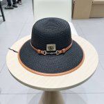 Gucci古奇新款圆顶帽 遮阳草帽 防紫外线帽檐 头围57Cm