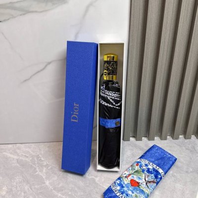 Dior 迪奥 夏季新款 全自动折叠晴雨伞 黑色涂层防晒有效阻隔紫外线99% Upf 50 所以能起到伞下体感降温的效果 有效隔热 高效防晒 一把搞定 超轻全吕