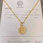克罗心专柜爆款 厂家直销价 原版一比一复刻 男女同款 克罗心黄金项链