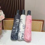 chanel 香奈儿 经典款 三折手开折叠晴雨伞 做工精细 气质 时尚 炒鸡好看！防紫外线 人手必备 ！