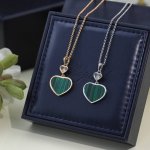 萧邦 Chopard 萧邦项链 萧邦的幸运与品牌最具标志性的灵动钻石完美融合 亚金材质 18K玫瑰金 原版Logo 原版尾牌可以调节长短 萧邦爱心项链
