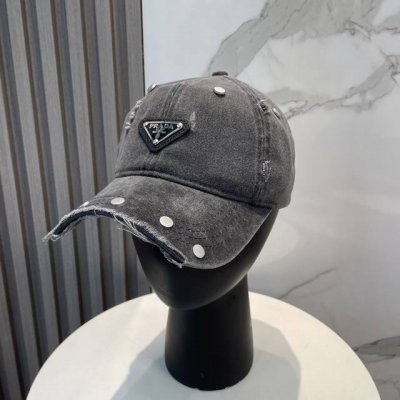 普拉达 prada 2025新款重设计款棒球帽 新款出货 大牌款超好搭配 赶紧入手