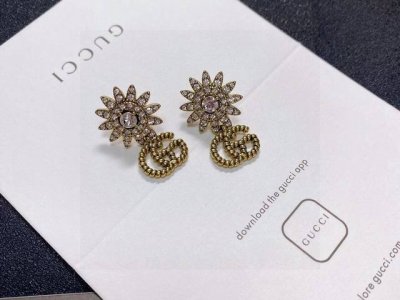 Gucci 古驰 双G 耳环 耳钉 24年秋冬新款 精选原版一致黄铜材质搭配纯银针 上耳超好看哟