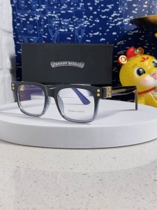 p90 Chrome Hearts克罗心 2025新款方形眼镜框男士复古文艺日式高品质防蓝光近视眼镜女时尚素颜 男女通用