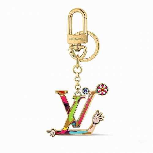 80 Lv村上隆钥匙扣包包挂饰 Lv X Tm Lv Iconic superflat 钥匙扣 路易威登再度携手日本艺术家村上隆打造Lv×Tm 系列，令Lv×T