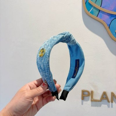 配包装 Lv 路易威登 火爆新款牛仔布宽版发箍，时尚头箍，网红最新款来袭时尚百搭，女神必入