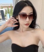 gucci-尼龙偏光太阳镜 2025开春新款 潮流爆款 时尚方框连体偏光太阳镜 高品质 佩戴舒适 网红潮款墨镜 女士高清尼龙偏光太阳镜 高品质Tr镜框 型号：G