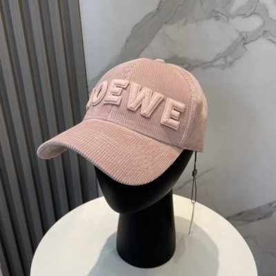 配防尘袋。 Loewell罗意威 2024新款灯芯绒大牌棒球帽，专柜经典款，男女通用