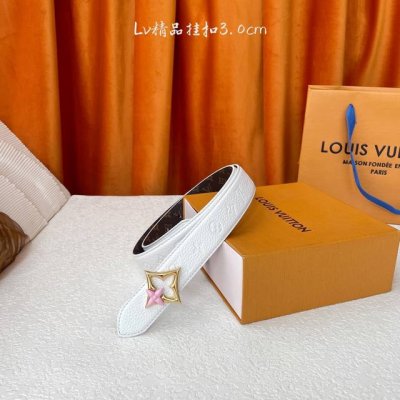 Louis Vuitton 新款顶级品质 荔枝纹压花搭配咖色经典印花 精品挂扣 精工制作 细节看图 实物拍摄 高端奢华 宽度3.0Cm