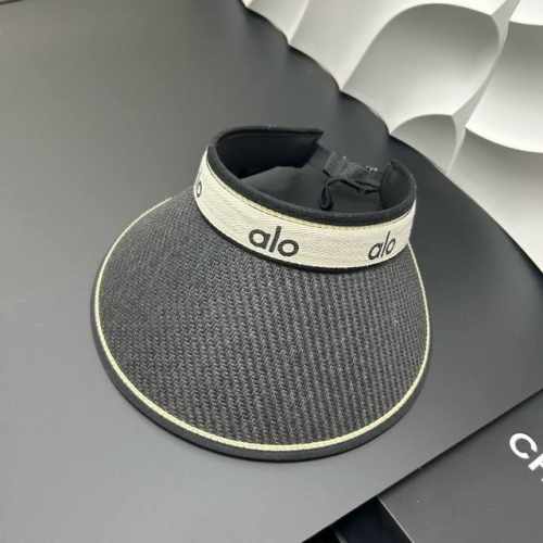 跑量50 Alo～新款空顶帽 拼色边设计，版型正！ 黑胶防紫外线，夏季必入！