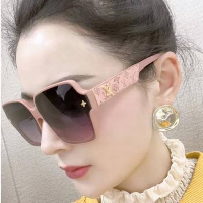 Lv 2025新款女士方框太阳眼镜 开车墨镜 新款太阳镜 时尚大方 舒适轻盈 精致奢华 超轻 型号：L2805