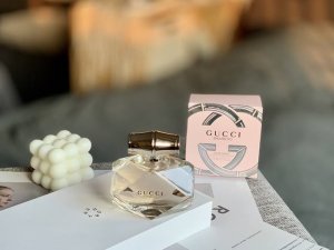 专柜品质 gucci Bamboo竹韵女士淡香水75Ml 香调 木质花香调 前调 佛手柑 中调 依兰 卡萨布兰卡百合 橙花 后调 琥珀 檀香丶大溪地香草 对本质