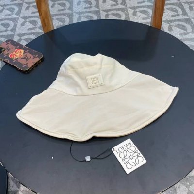 p80 【Loewe罗意威】2024新款大沿蝴蝶结遮阳渔夫帽～简约大气 轻奢感满满，富家千金款