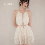 130 Chanel新款连体裙裤 双层雪纺 实物超仙 顶级版本 适合多种场景的游泳衣♀海边 游泳池 温泉 水上乐园 漂流都可以内搭也完全可以 连体设计遮肉显高挑