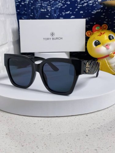 Tory Burch托里伯奇 2025新品墨镜女黑超大方框网红明星同款太阳眼镜大脸显瘦防紫外线