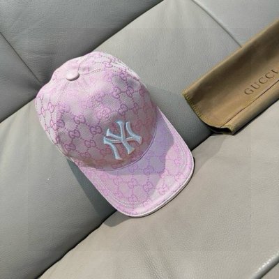 爆款全色到货 ny&Gucci 古奇 合作款棒球帽 专柜最新款 Ny刺绣 1:1开模订制 原厂透气帆布料+头层牛皮 细节堪称完美 原厂品质 独家实物拍摄 男女适