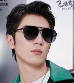 gucc* 2025 新款男女情侣款太阳Ip电镀永不褪色 卖点：超轻超有弹性整幅眼镜无螺丝重要的是压不坏、镜片：高清尼龙偏光镜片 型号：G0883