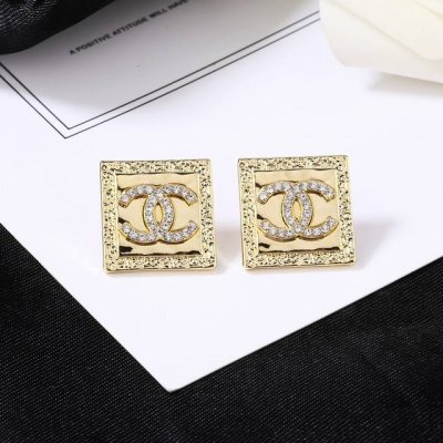 小香 新款双C 耳钉 中古风 耳环 原版定制 设计感 质感十足 耳钉炒鸡好看优雅