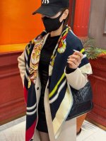 羊绒新款买了都说好看推荐 华丽的缰辔双面同色140 羊绒方巾 顶级工艺超值爱马仕专柜爆款立体呈现图案纹路实物档次极高特殊工艺高端研发惊艳问世特殊尖端工艺处理受到