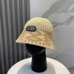 古驰Gucci 新款针织盆帽，高密度制作，一顶超级有品位的针织帽了~出街首选！帽型超美腻颜色妥妥，轻便携带！小仙女人手必备 头围57Cm