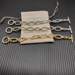 david Yurman 分色纽线蓝宝石手链 尺寸：19Cm 编号Dysl-023